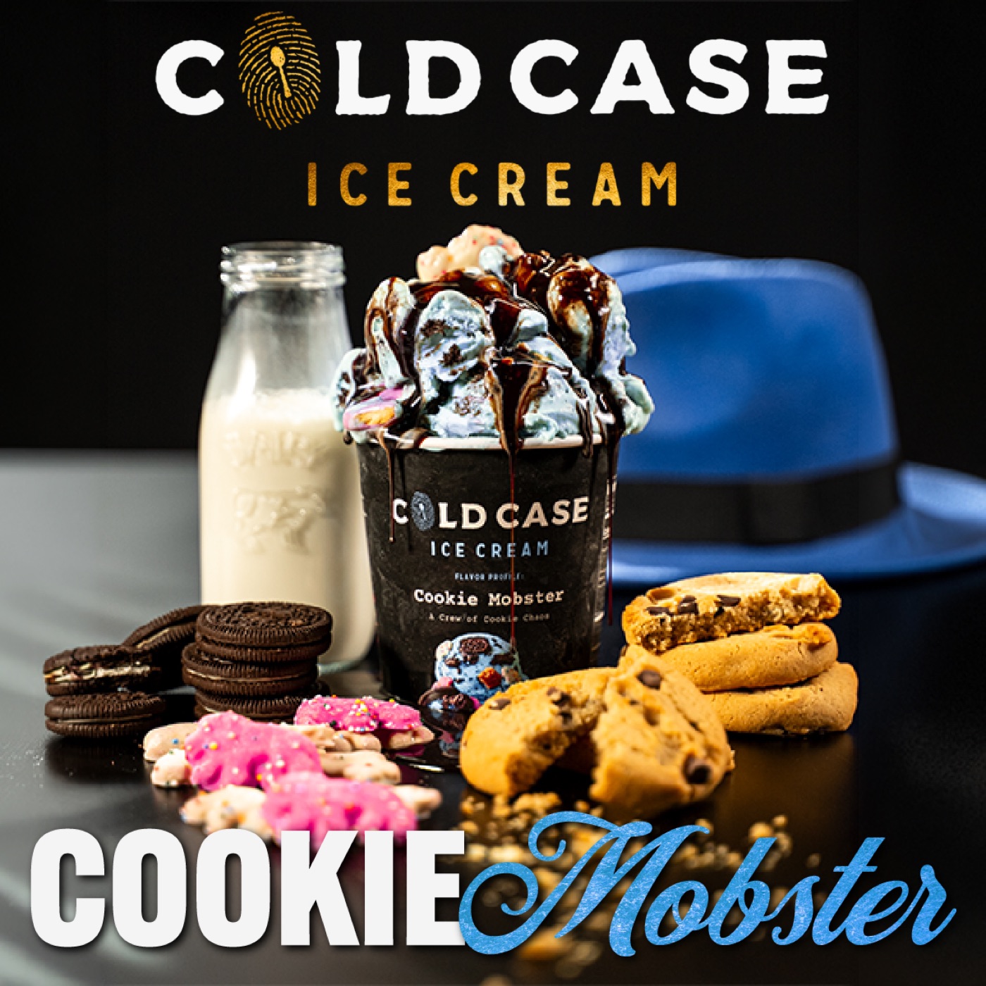 Cold Case Ice Cream Cookie Mobster square static ad